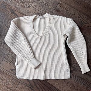 Everlane Ribbed Knit Texture Cotton Sweater